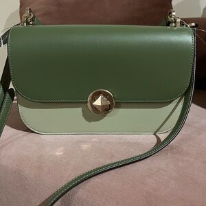 Kate Spade Audrey Colorblock Green/Sage Crossbody Bag